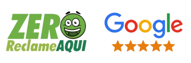 Selo Reclame Aqui e Google